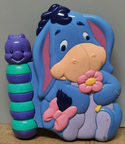 Mattel 2003 Disney EEYORE Winnie the Pooh Baby Book Interactive Cover