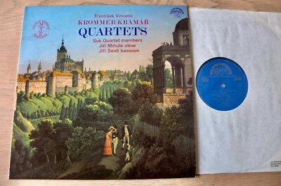 SUPRAPHON 1111 2824 KROMMER-KRAMAR BASSOON OBOE QUARTETS LP SUK (1981) NM- CZECH - Image 1 of 2