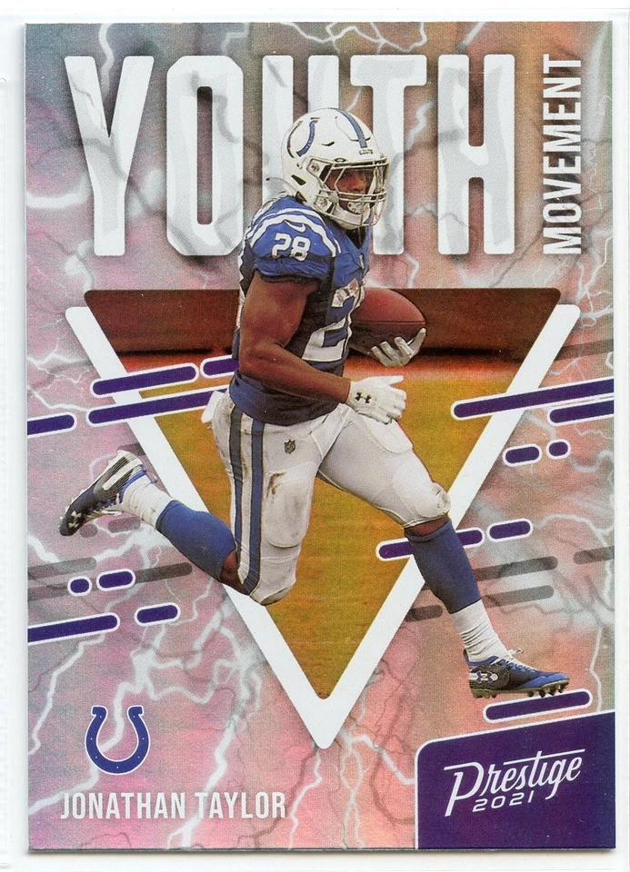 2021 Panini Prestige Youth Movement - #4 - Jonathan Taylor - Indianapolis Colts - Image 1 of 1