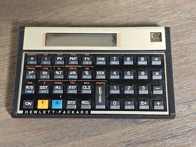 Hewlett Packard HP 12C Programmable Electronic Scientific Calculator PARTS - Image 1 of 2