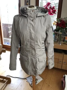 Wellensteyn Aruba Damen Wind-Regenjacke mit Kapuze Beige glänzend Gr. S - Bild 1 von 15