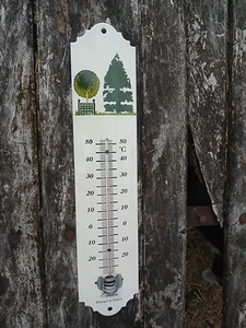 EMAILLE THERMOMETER 30cm Topière NEU ECHTE EMAIL 800°C FABR IN FRANKREICH PROMO - Bild 1 von 1