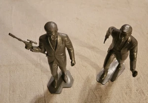 Two 5 1/2" Man from Uncle figures dated 1966 - Imagen 1 de 6