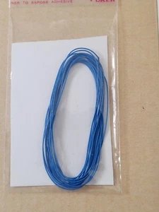 6 Feet Light Blue Spark Plug Wire 1/24 1/25 Scale With Black Boot Material - Picture 1 of 2
