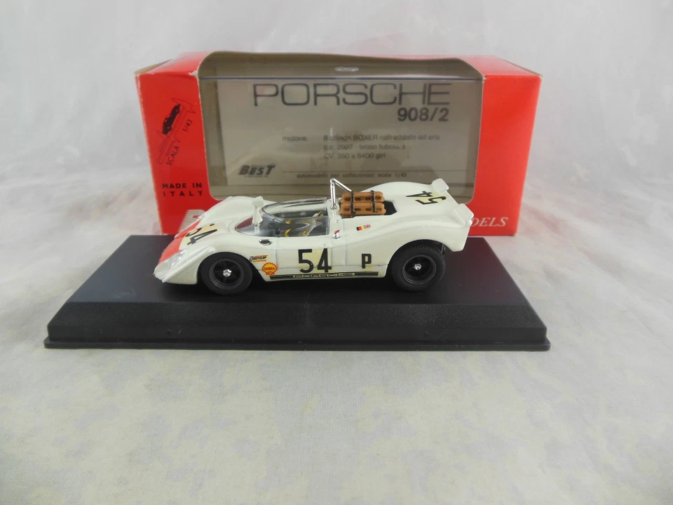 Best Model 9041 Porsche 908/2 Brands Hatch 1969 Racing No 54  - Image 1 of 1