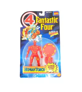 HUMAN TORCH Action Figure Fantastic Four Marvel Comics Toy Biz 1995 - Picture 1 of 6
