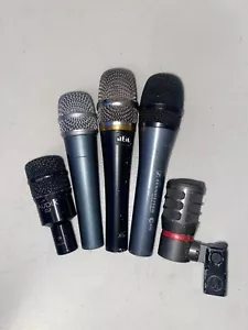 Vocal and Instrument Microphones, Various Assortment, Set of 5 - Picture 1 of 5