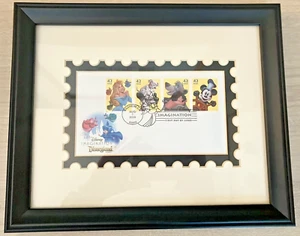 The Art of Disney Imagination Framed Postal Cachet 2008-4 Stamps-Anaheim, CA - Picture 1 of 5