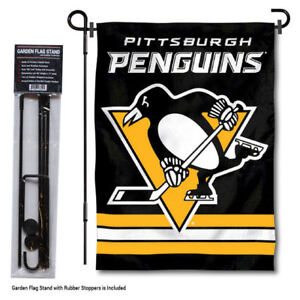Pittsburgh Penguins Garden Flag and Yard Stand Included