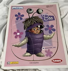 Minters Inc Boo Playskool Holz Tablett Puzzle - Bild 1 von 1