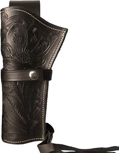 CUERO WESTERN 22/44/45CAL MANO DERECHA MECANIZADO PISTOLA CINTURÓN DROP LOOP RIG - Imagen 1 de 3