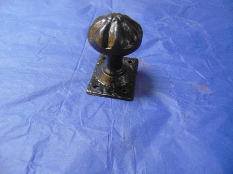 Cast Iron  Door Handle / Knob Rim Lock ref 640 Cover
