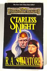 Forgotten Realms STARLESS NIGHT Drizzt R.A. Salvatore Dungeons & Dragons PB TSR - Picture 1 of 4