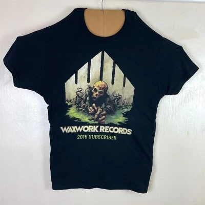 Waxwork Records 2016 T-Shirt Sz. S Horror Soundtracks, Movies, Vinyl - image 1 of 3