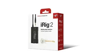 IK Multimedia iRig 2 - 1/4" Jack DJ Livestreaming Device / Guitar Interface - Picture 1 of 9