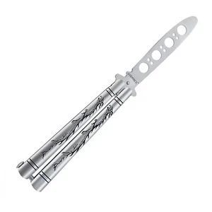 VORNNEX Practice Butterfly knife Trainer with Sure Spring Latch, Full Stainle... - Picture 1 of 9