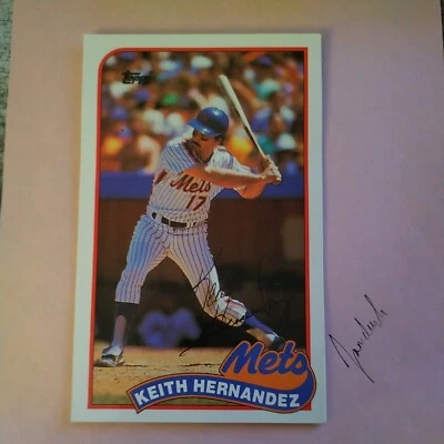 1989 Topps/LJN Baseball Talk - #48 Keith Hernandez - Image 1 of 2