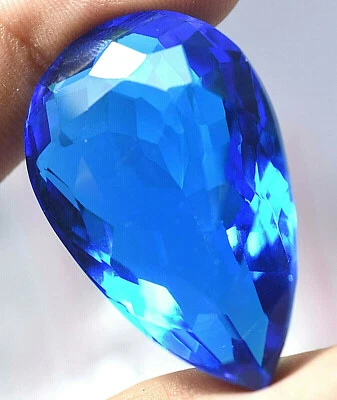 Lab Created 87.60 Ct Beautiful Blue Tanzanite Top Quality GGL Certified Gemstone - Image 1 of 4