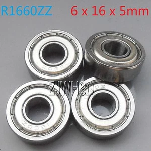 4pcs R1660zz Sealed Bearing 6 x 16 x 5 mm for TAMIYA TRAXXAS ALIGN RC Hobby DIY - Picture 1 of 1