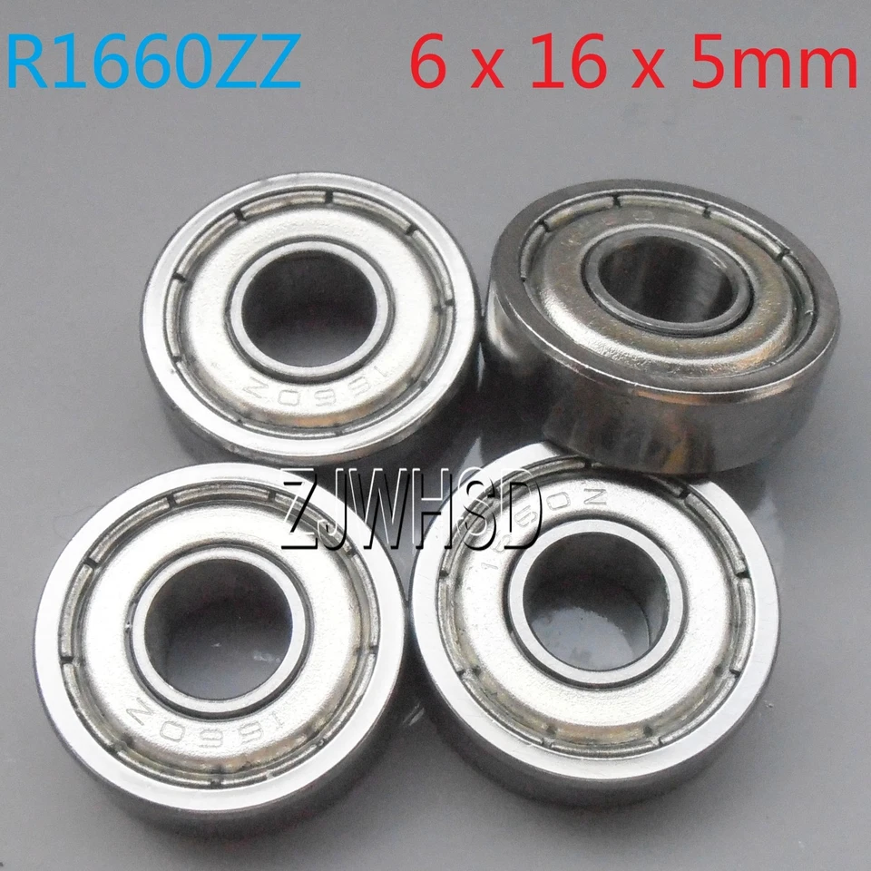4pcs R1660zz Sealed Bearing 6 x 16 x 5 mm for TAMIYA TRAXXAS ALIGN RC Hobby DIY - Image 1 of 1