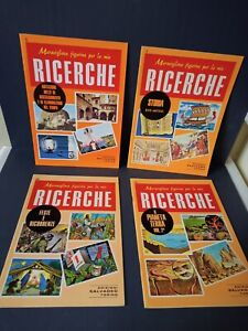 Lotto 4 libri Le Ricerche, edizione Salvadeo, originali anni 70-80