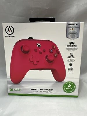 Wired Controller for Xbox Series X|S - Red, Officially Licensed for Xbox - Image 1 of 4