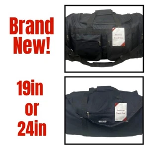 Maxx Gear Black Duffel Bag Travel Luggage Weekend Gym Duffle 19in or 24in - Picture 1 of 9
