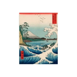 Stampa su Tela su Carta Poster o Quadro Ando Hiroshige Sea at Satta, 1858 - Imagen 1 de 2