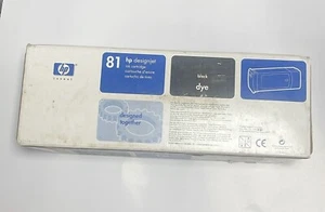 Genuine HP 81 Black Ink Cartridge – DesignJet 5000/5500 Series, Sealed - Fast UK - Picture 1 of 5