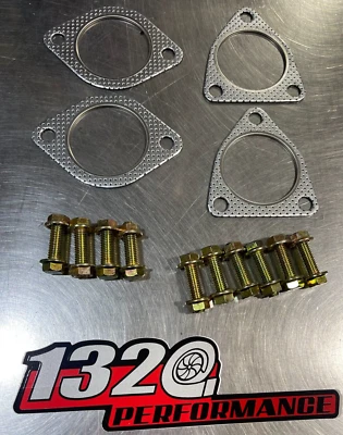 1320 Performance G35 350Z catalytic converter 4 gaskets & Hardware for DE engine - Image 1 of 4