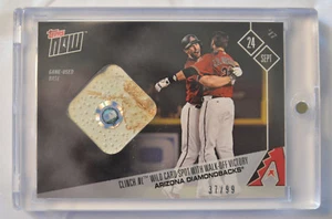 2017 Topps Now Game Used Base Relic Card#649A Arizona Diamondbacks 37/99 - Picture 1 of 2