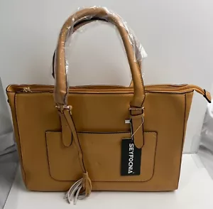 Seyfocnia Laptop Tote Bag for Women, 15.6 Inch Laptop Purse Bag Work / School - Picture 1 of 8