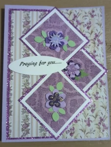 Handmade Praying For You Card Blank Inside With Envelope 4.5x5.5 Pop Up Effect - Bild 1 von 7
