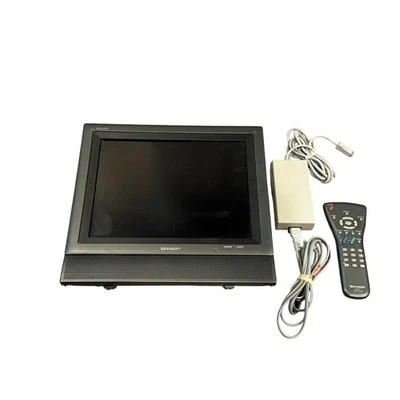 Sharp Aquos Liquid Crystal TV Model LC-13E1UB w/ Remote Vintage Retro Gaming - Image 1 of 4