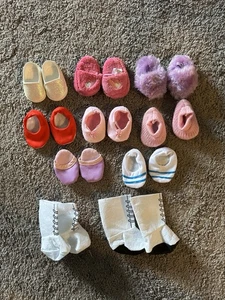 Lote de zapatos para muñeca American Girl y muñeca sin marca - Imagen 1 de 7