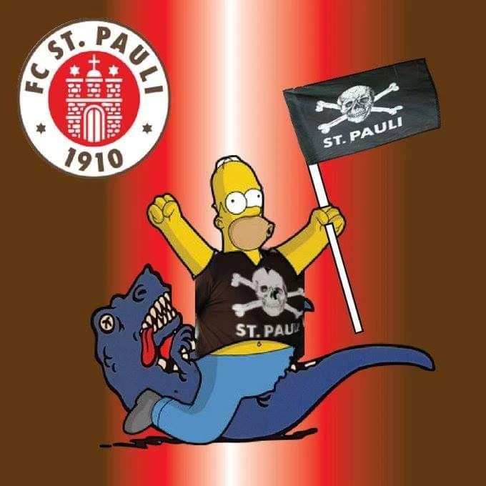 St Pauli   Aufkleber-Sticker    50 Stck - Bild 1 von 1
