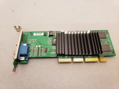 NVidia 16MB AGP Video Graphics Card Low Profile 180-P0019-0100-A Dell 034MCW - Image 1 of 3