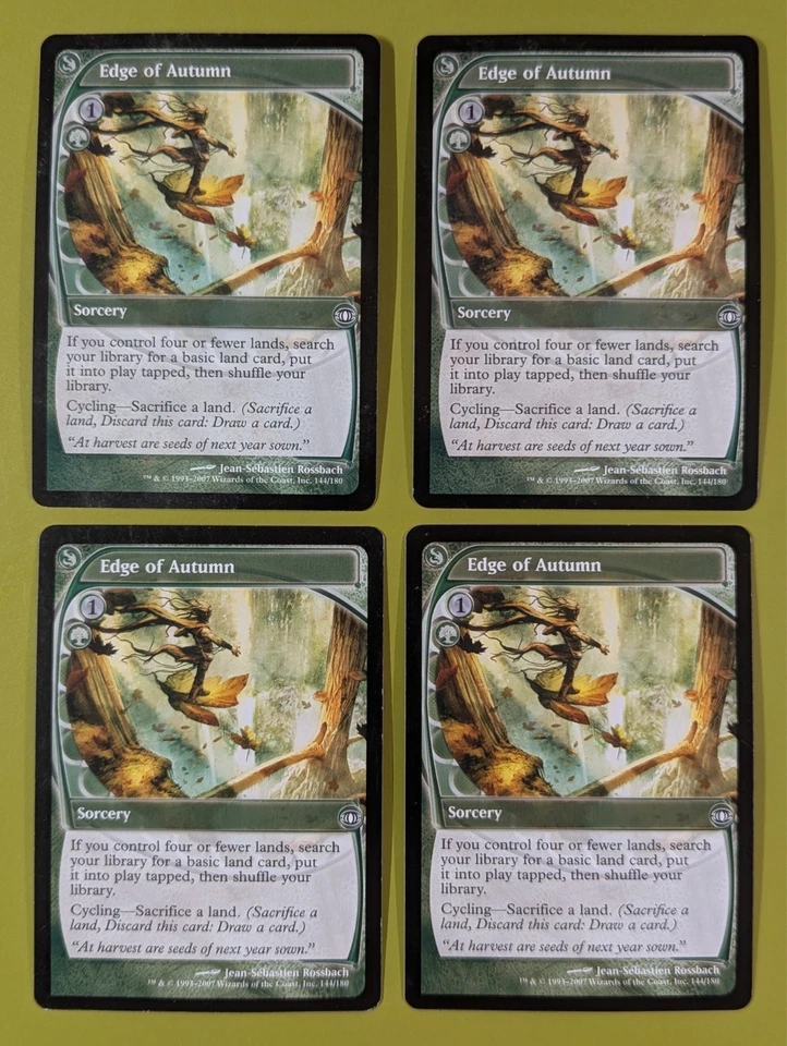 Edge of Autumn x4 Future Sight 4x Playset Magic the Gathering MTG - Image 1 of 1