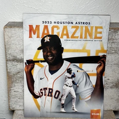 MLB Houston Astros MAGAZINE Commemorative Yearbook Edition Yordan Alvarez New - Image 1 of 4
