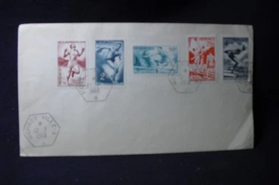 1948 OLYMPICS FDC Monaco Unaddressed - Image 1 of 4