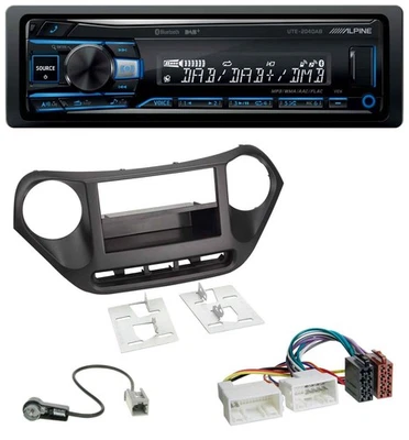 Alpine USB Bluetooth DAB MP3 Autoradio für Hyundai i10 (ab 2013) - Bild 1 von 4