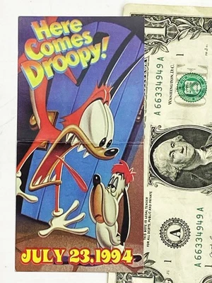 ca. 1994 *HERE COMES DROOPY* TRIBAL PLAYGROUND PROD. RAVE Los Angeles INVITE - Image 1 of 2