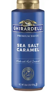 Ghirardelli's Chocolate Company Sea Salt Caramel Sauce Squeeze Bottle, 16 Oz - Picture 1 of 6