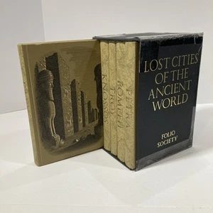 Lost Cities Of The Ancient World Folio Society Lot 5 Volume Set Slipcase 2005 HC - Picture 1 of 20