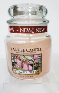 Yankee Candle Pink Lady Ciabatta 14,5 oz Barattolo Medio ~ Fuori Produzione Rara - Foto 1 di 4