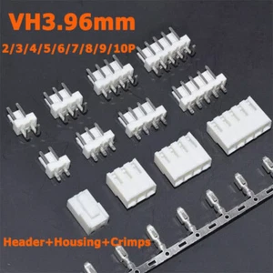 VH3,96mm Steckverbinder Kits 2/3/4/5-10Pin Stiftleiste + Gehäuse + Crimpklemme - Picture 1 of 6