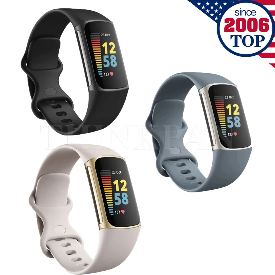 Fitbit Charge 5 Fitness and Health Smartwatch Activity Tracker More Color - Image 1 of 1