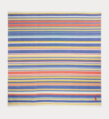 Polo Ralph Lauren - Cobertor de praia listrado Beckwith 60"X60" - Imagem 1 de 4