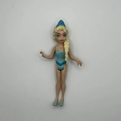 2013 Mattel Disney Frozen Princesa Elsa 3,75" Figura Polly Pocket Doll Foto 1 de 2