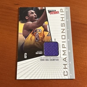 2000-01 Ultimate Victory Championship Fabrics CF1 KOBE BRYANT Game Jersey 1:480  - Picture 1 of 2